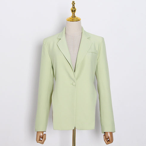 Sexy big backless chain blazer - ROUTINE FASHION